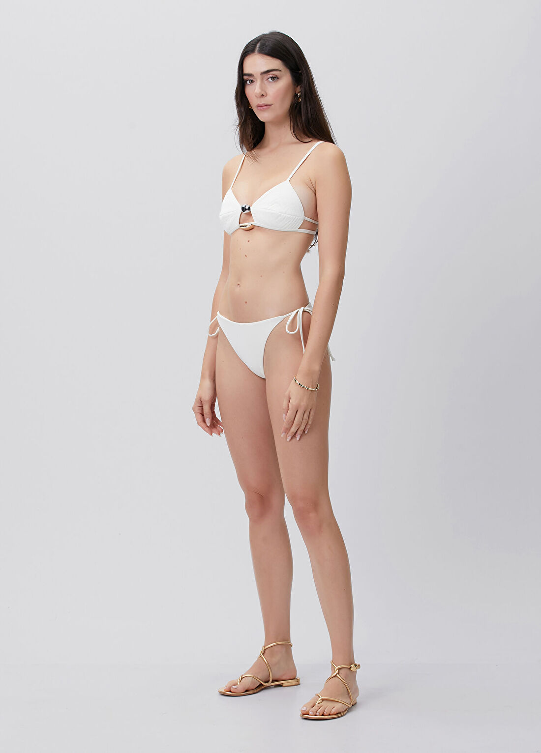 Maliluha Swimwear Baisers Beyaz Bikini Takımı