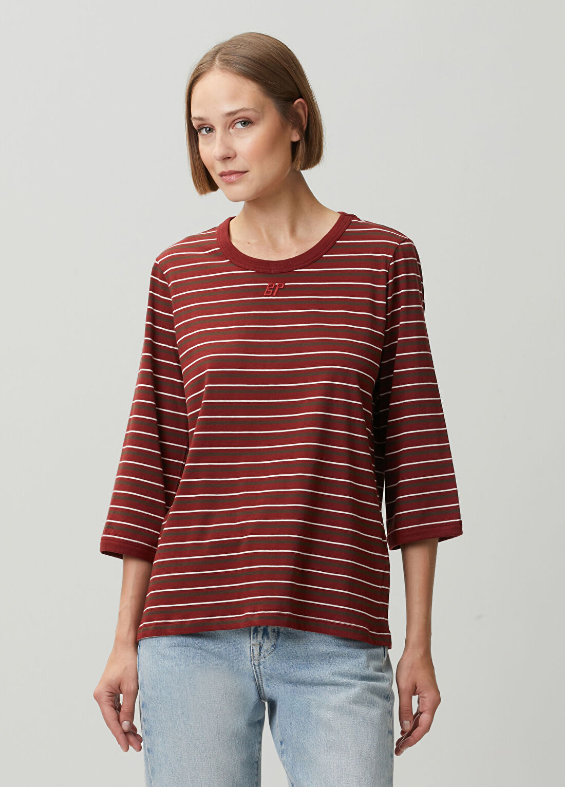 Baum Und Pferdgarten Julien Kırmızı Çizgili T-shirt