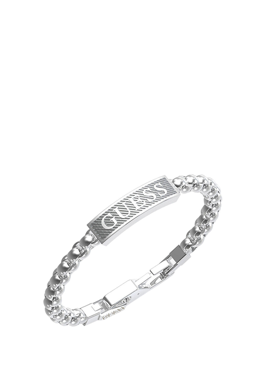Guess JGUJUMB03028JWSTS Metalik Gri Çelik Erkek Bileklik