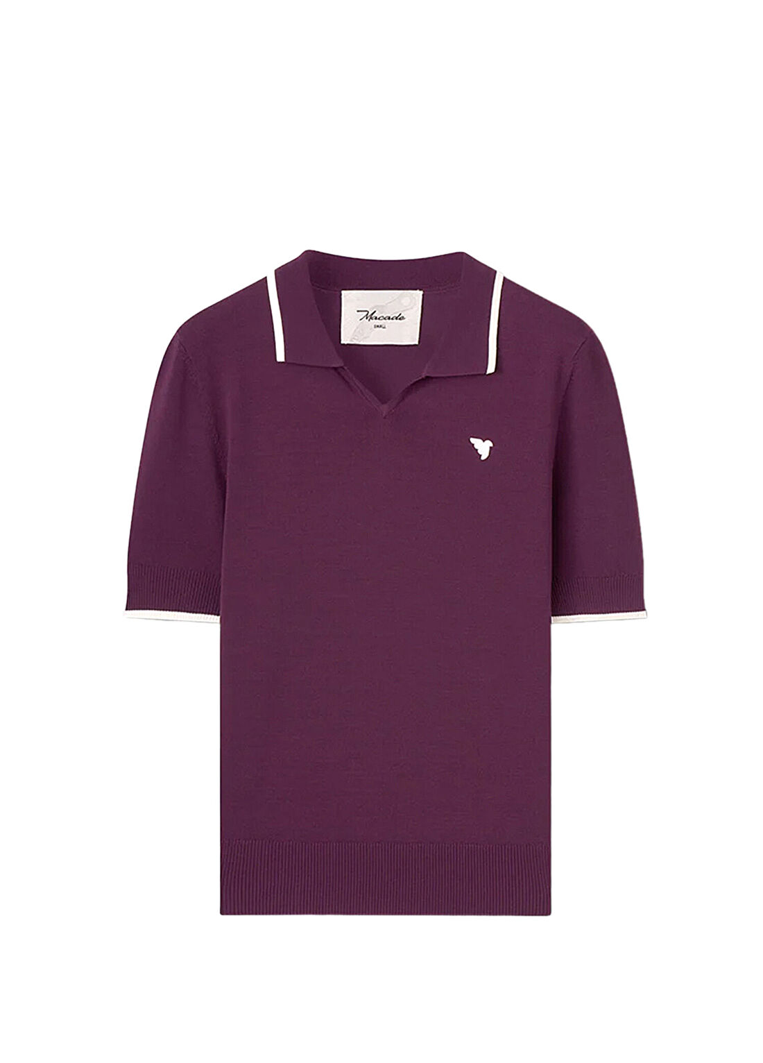 Macade Golf Vera Mauve Cropped Mürdüm Polo Yaka Kısa Kollu Kadın Spor T-Shirt WPO2651018