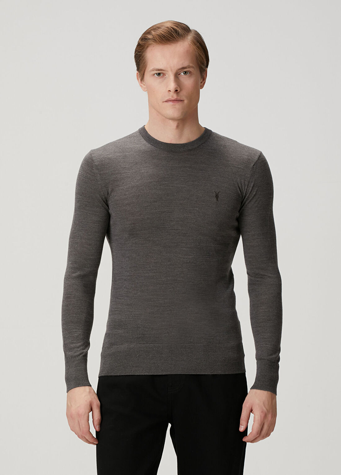 AllSaints Gri Yün Kazak