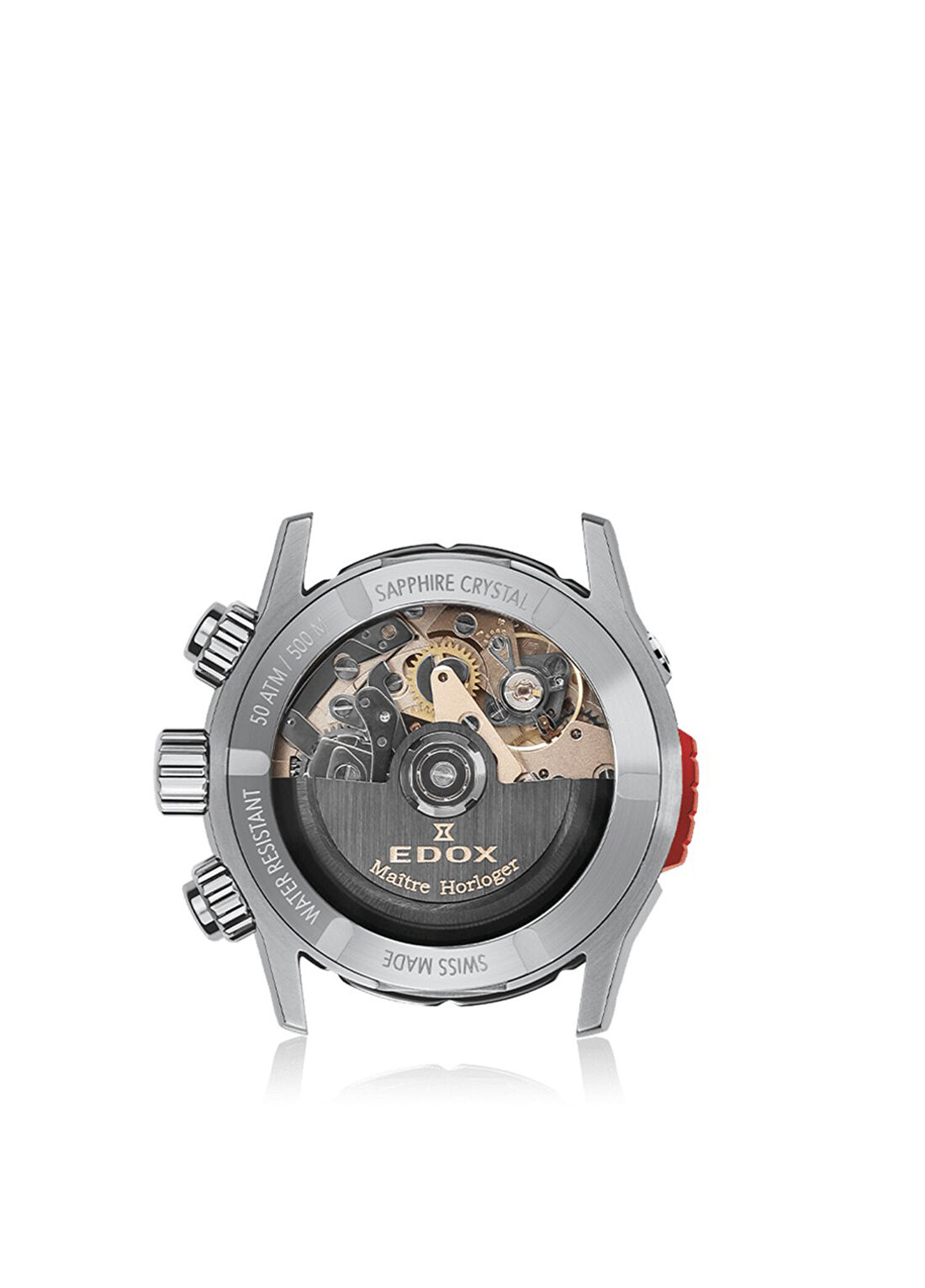 Edox CO-1 01128-3NRCA-NN Siyah Erkek Kol Saati görsel 2