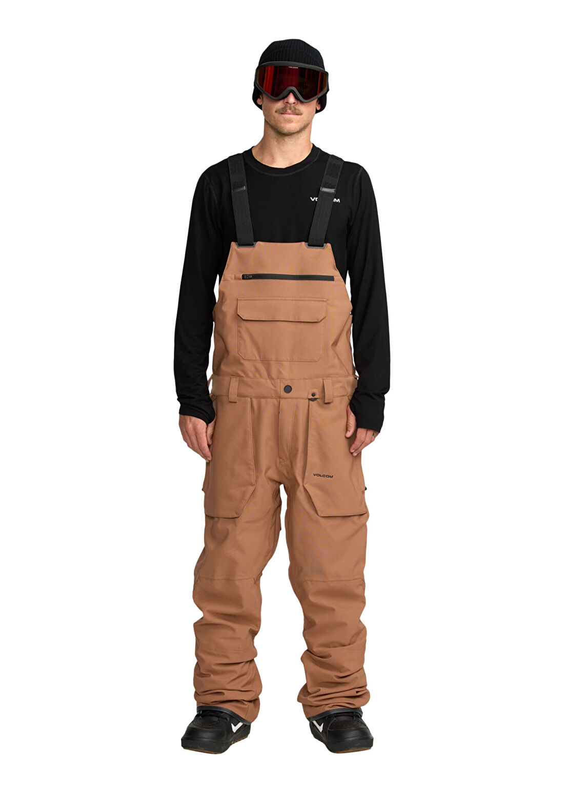 Volcom Roan Bib Tbr Kahverengi Erkek Snowboard Pantolon