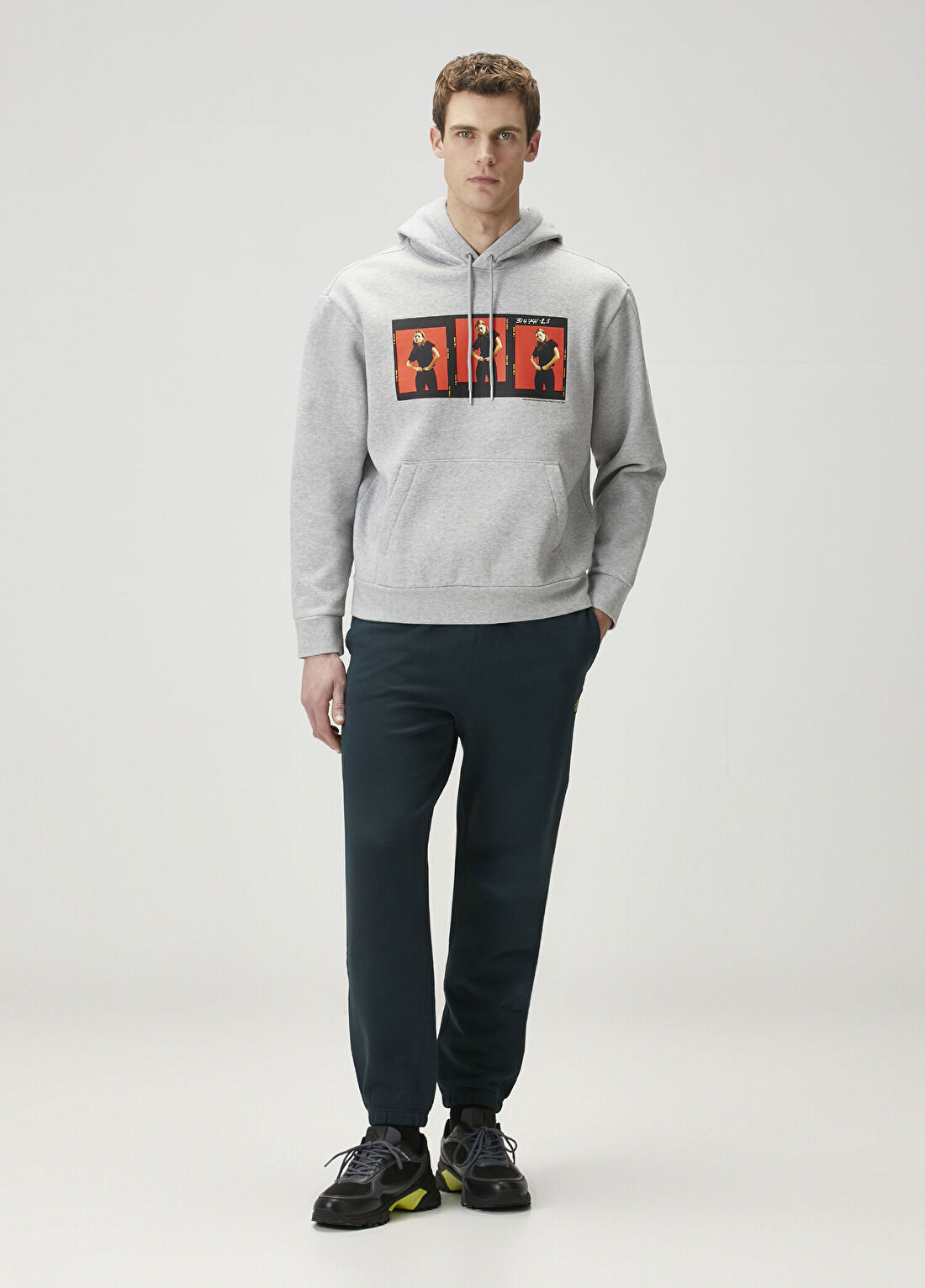 CK Jeans Terry Mavi Jogger Eşofman Altı