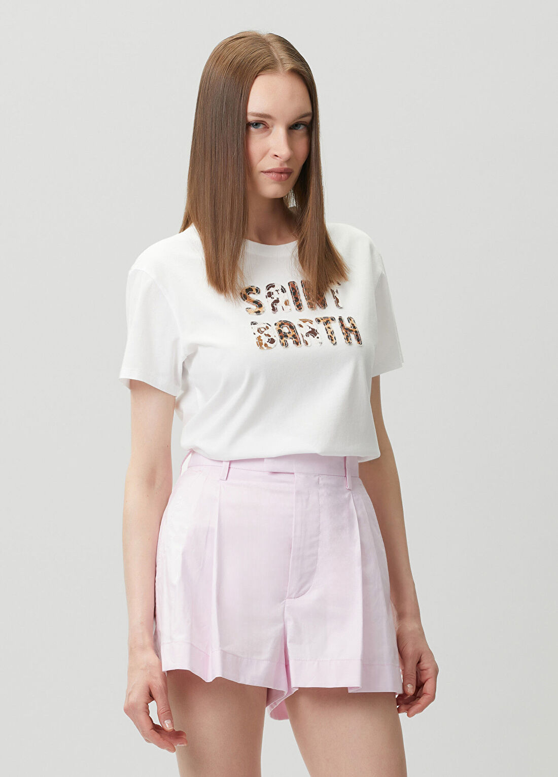 MC2 (Saint Barth) Emilie Logo Patch Detaylı T-shirt görsel 3