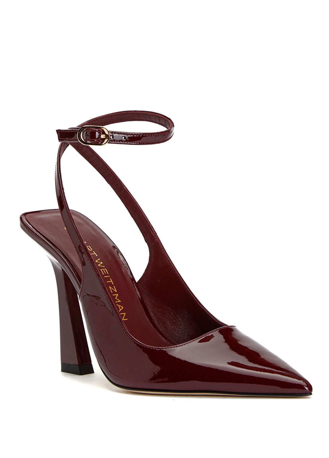 Stuart Weitzman Vinnie Bordo Topuklu Ayakkabı görsel 2