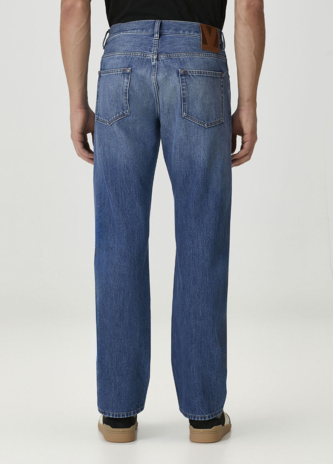 Valentino Mavi Jean Pantolon görsel 3