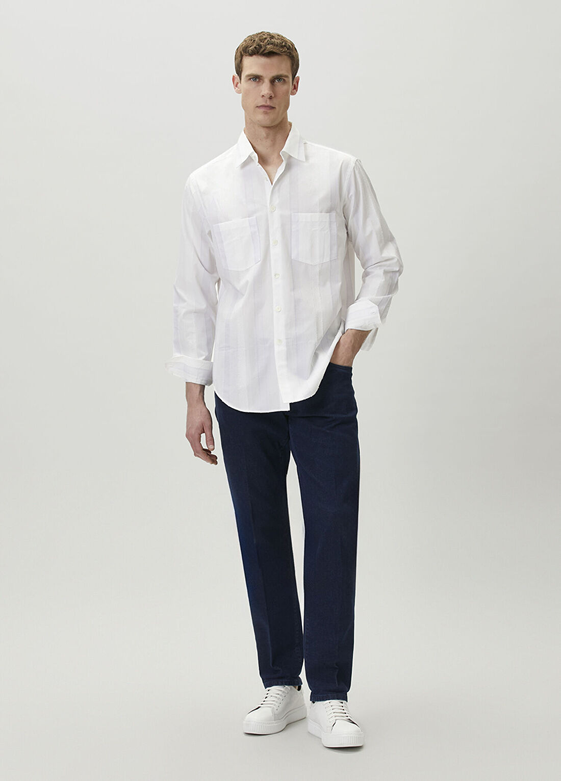 Scissor Scriptor Lacivert Jean Pantolon