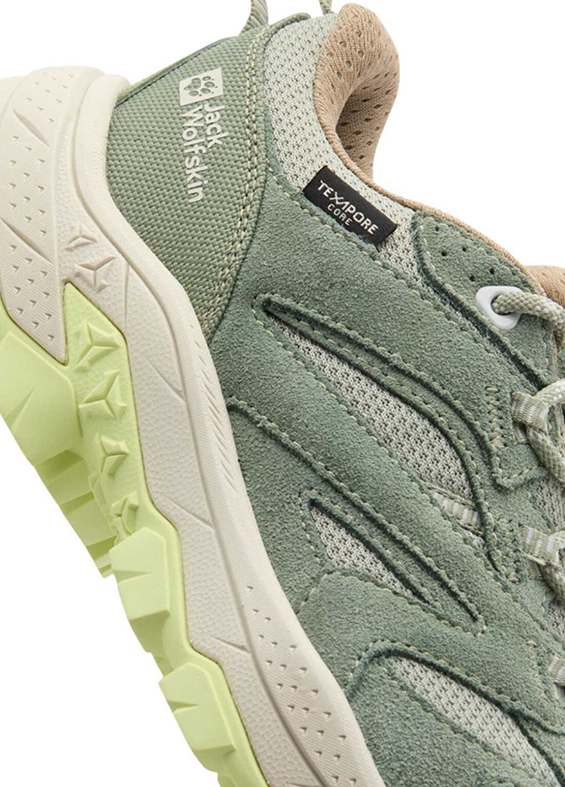 Jack Wolfskin Vojo Tour Texapore Low Yeşil Kadın Outdoor Ayakkabı görsel 4