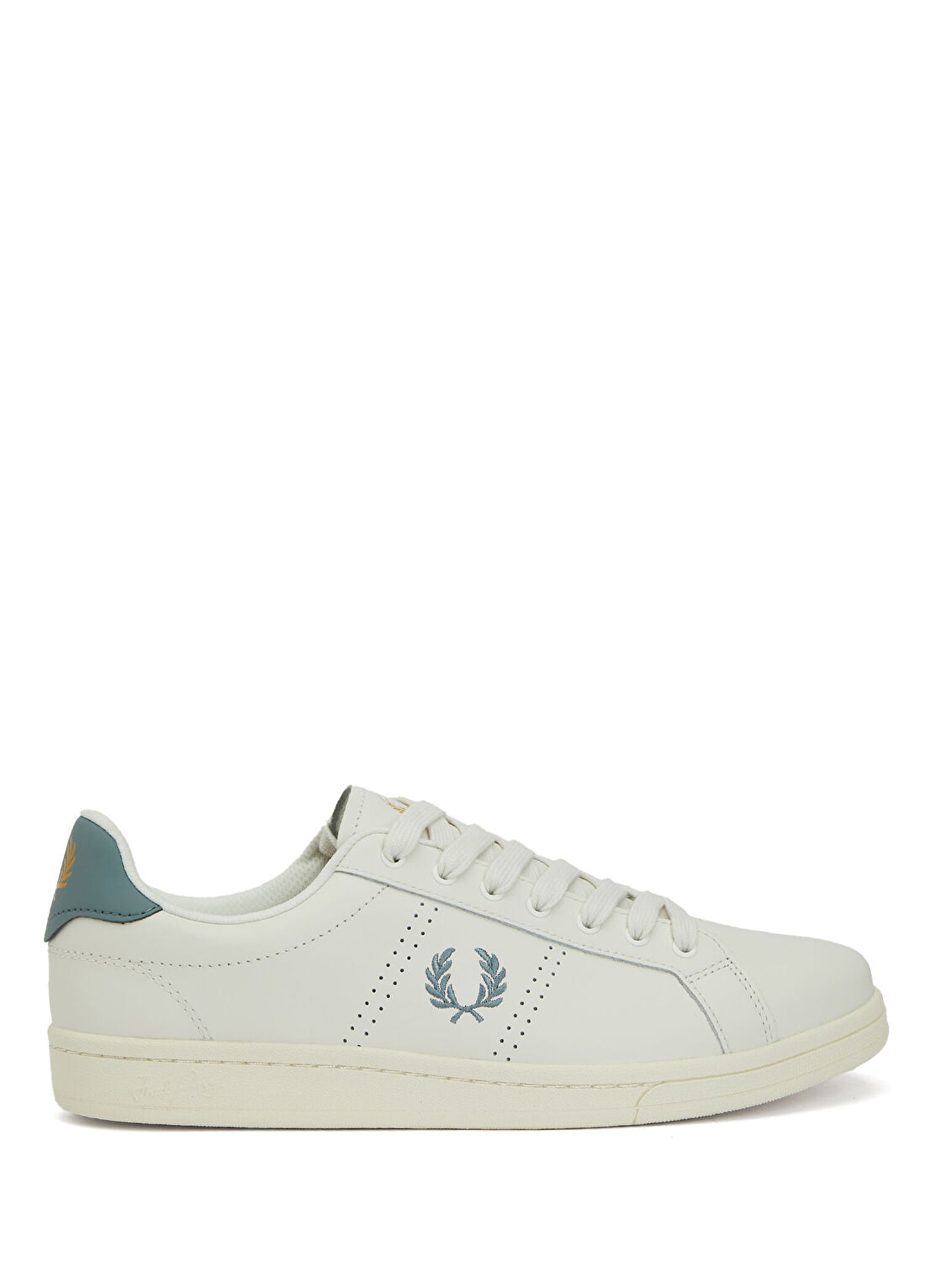 Fred Perry Beyaz Erkek Deri Sneaker