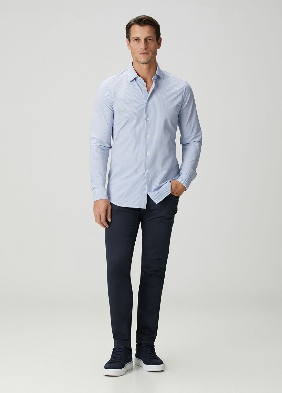 Corneliani Lacivert Pantolon