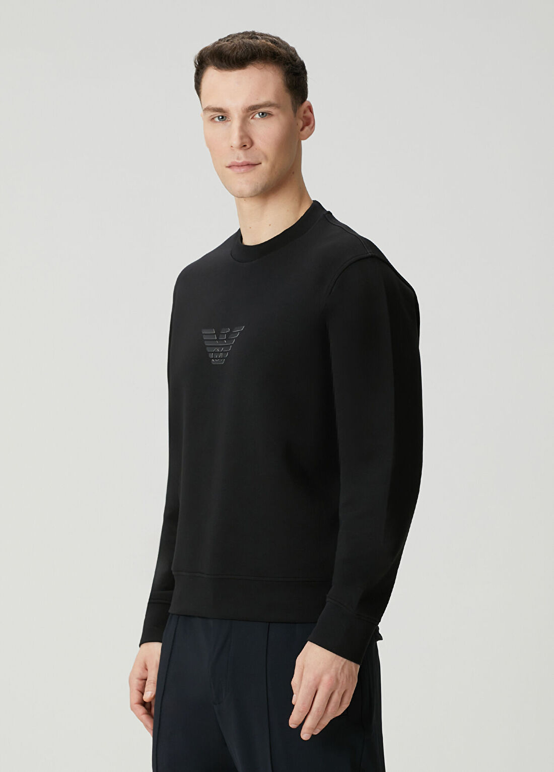 Emporio Armani Siyah Sweatshirt görsel 3