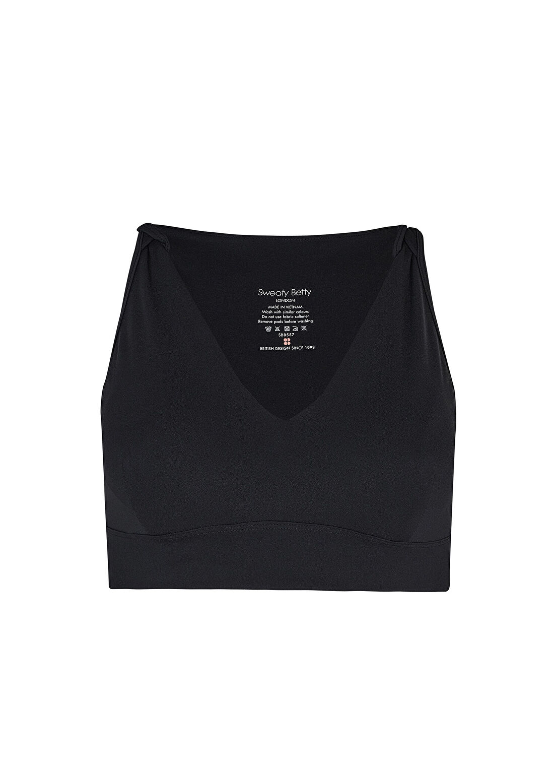 Sweaty Betty Power Contour Plunge Siyah Kadın Spor Atlet