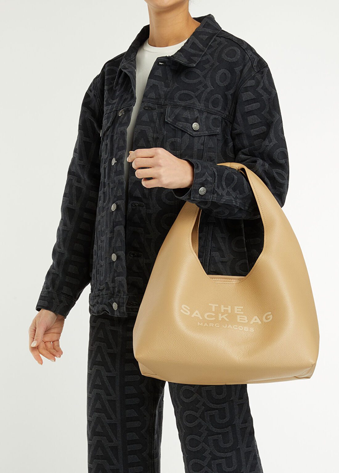 Marc Jacobs The Sack Camel Kadın Deri Hobo görsel 2