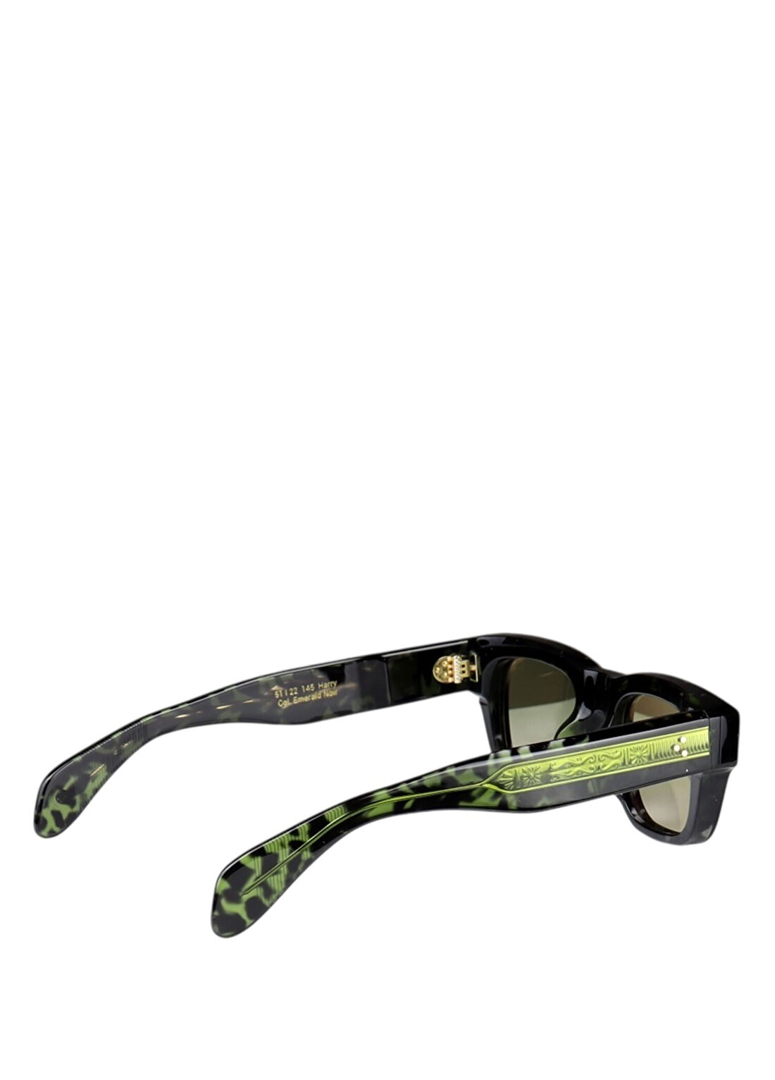 Pewpols Harry Emerald Noir Yeşil Asetat Unisex Güneş Gözlüğü görsel 2