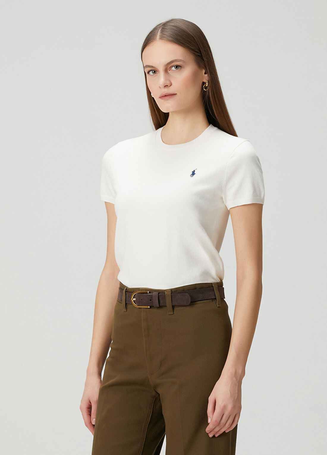 Polo Ralph Lauren Krem Triko görsel 3