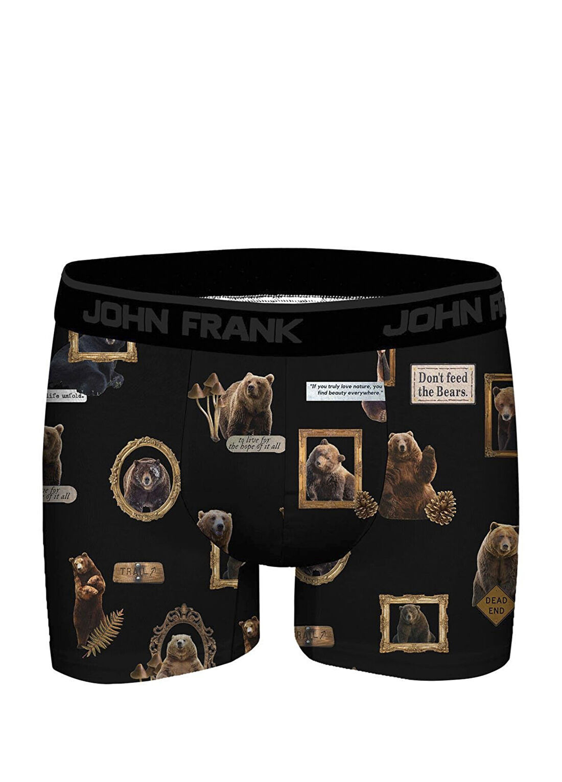 John Frank Çok Renkli Dijital Baskılı Boxer görsel 2