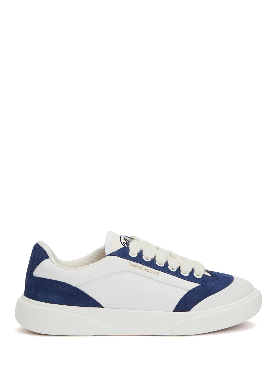 Casablanca Del Mar Lacivert Beyaz Erkek Deri Sneaker