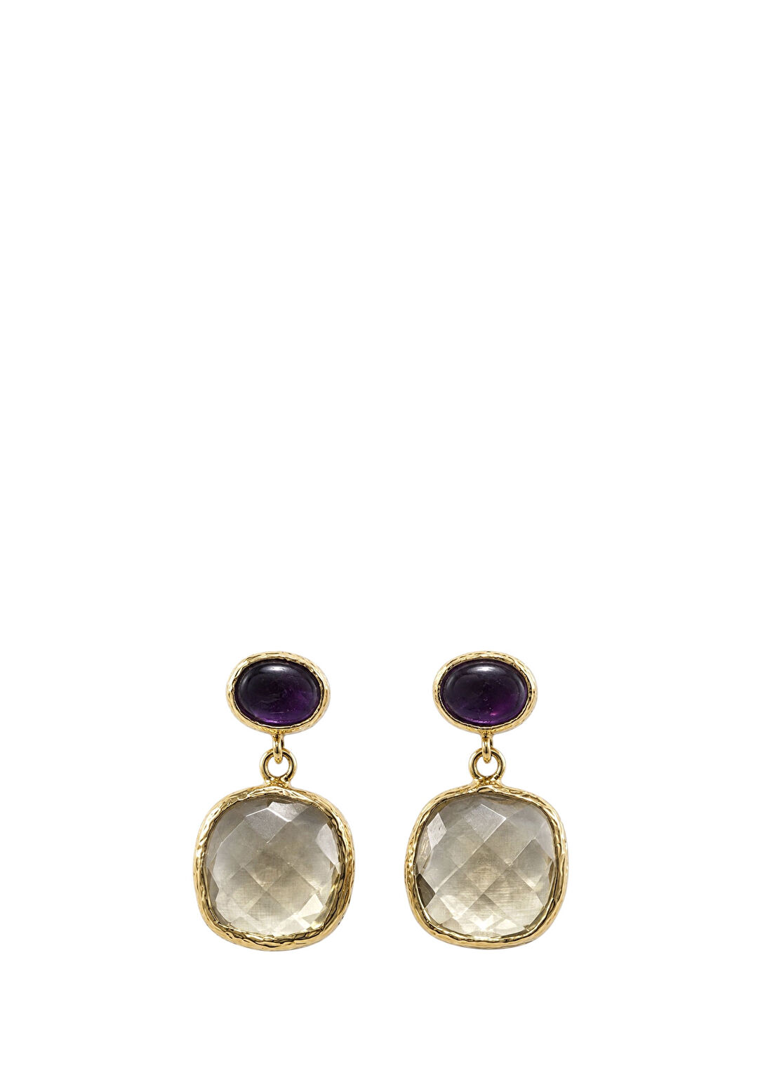 La Pluie Ianthe Earrings 22 Ayar Altın Kaplama Kadın Küpe