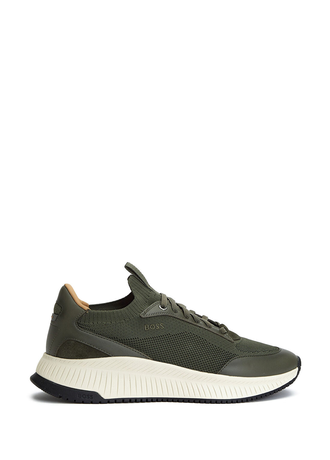 Boss Haki Erkek Deri Sneaker