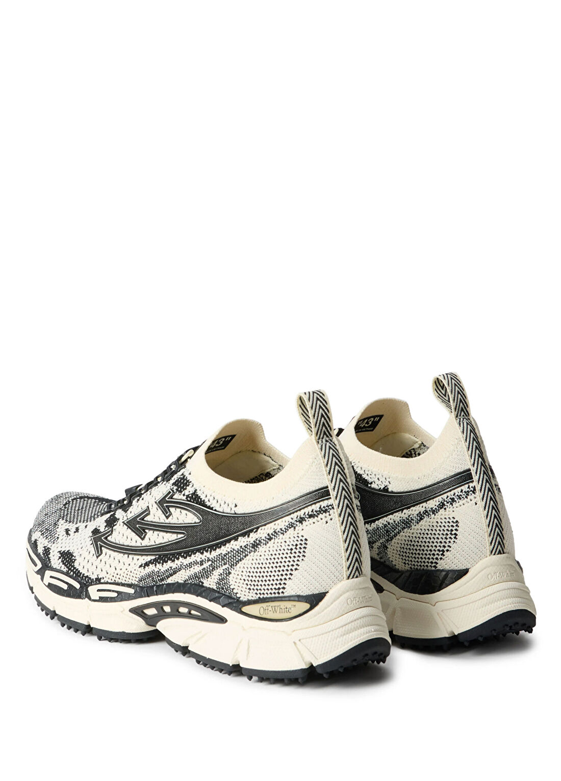 Off-White Be Right Back Krem Siyah Erkek Sneaker görsel 4