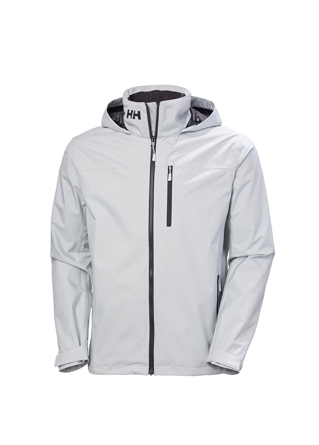 Helly Hansen Crew Hooded 2.0 Grey Fog Kapüşonlu Erkek Spor Ceket