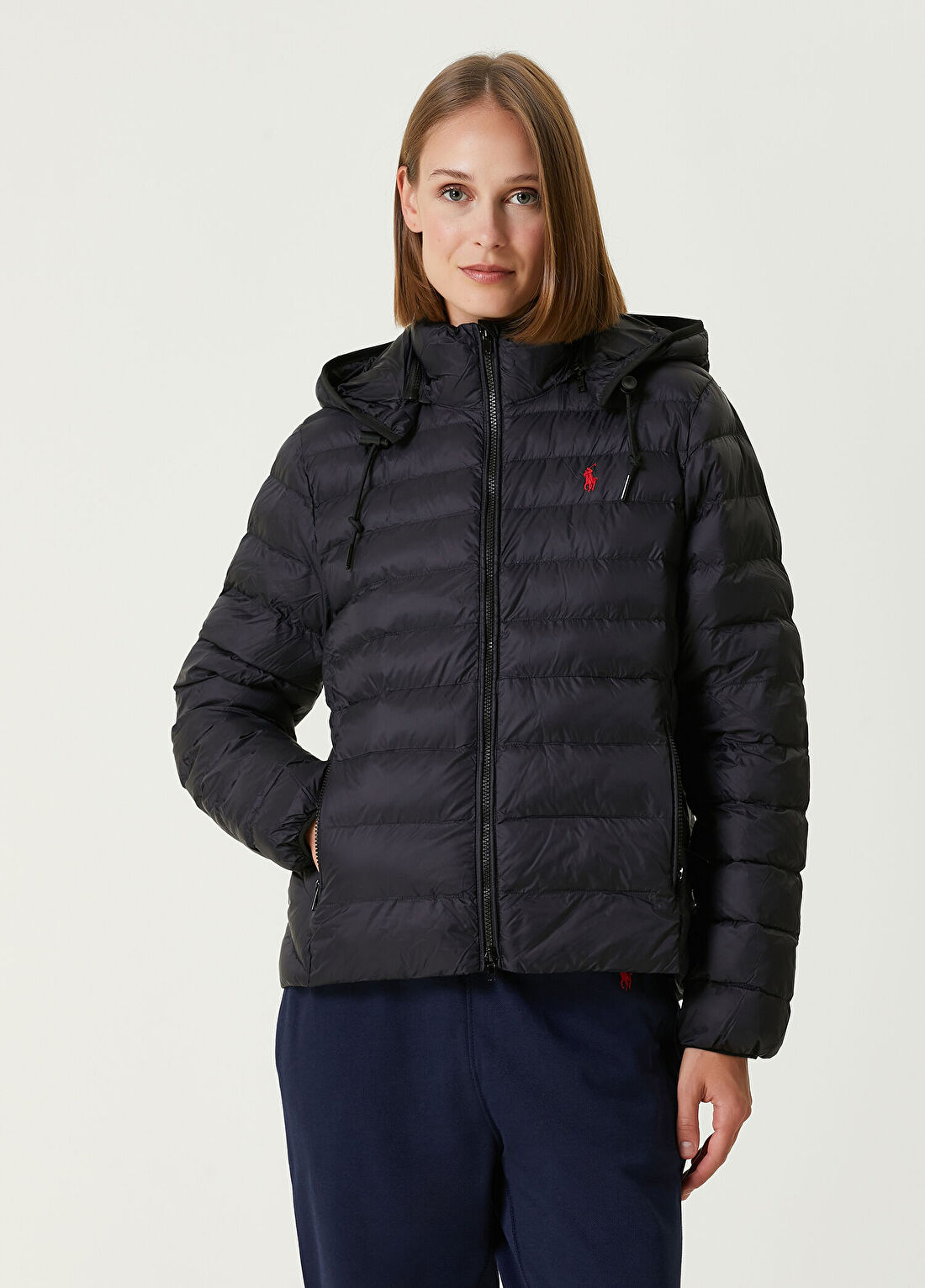 Polo Ralph Lauren Siyah Kapüşonlu Mont görsel 3