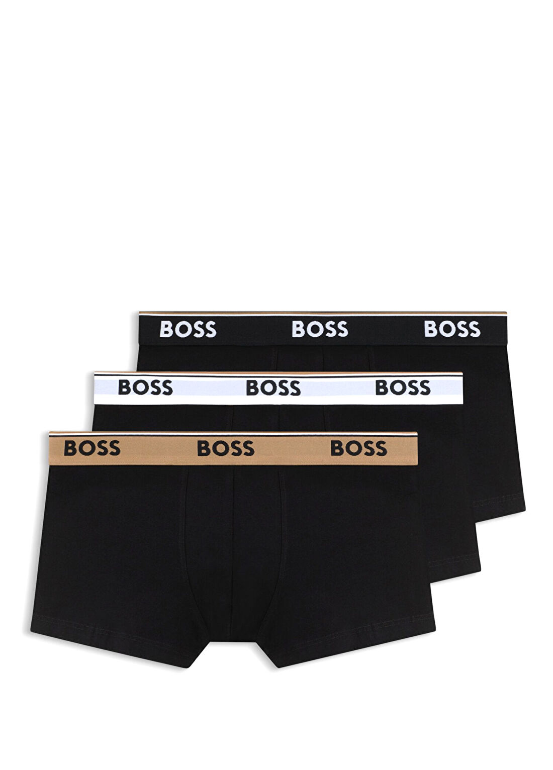 Boss Siyah 3lü Boxer Seti