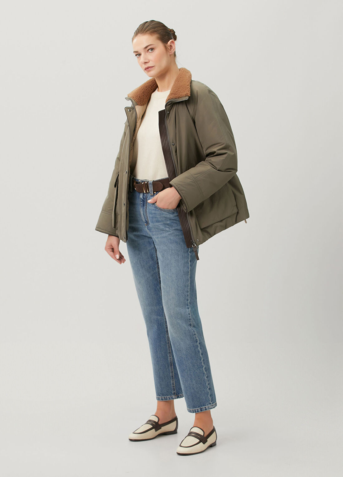 Brunello Cucinelli Mavi Straight Leg Jean Pantolon