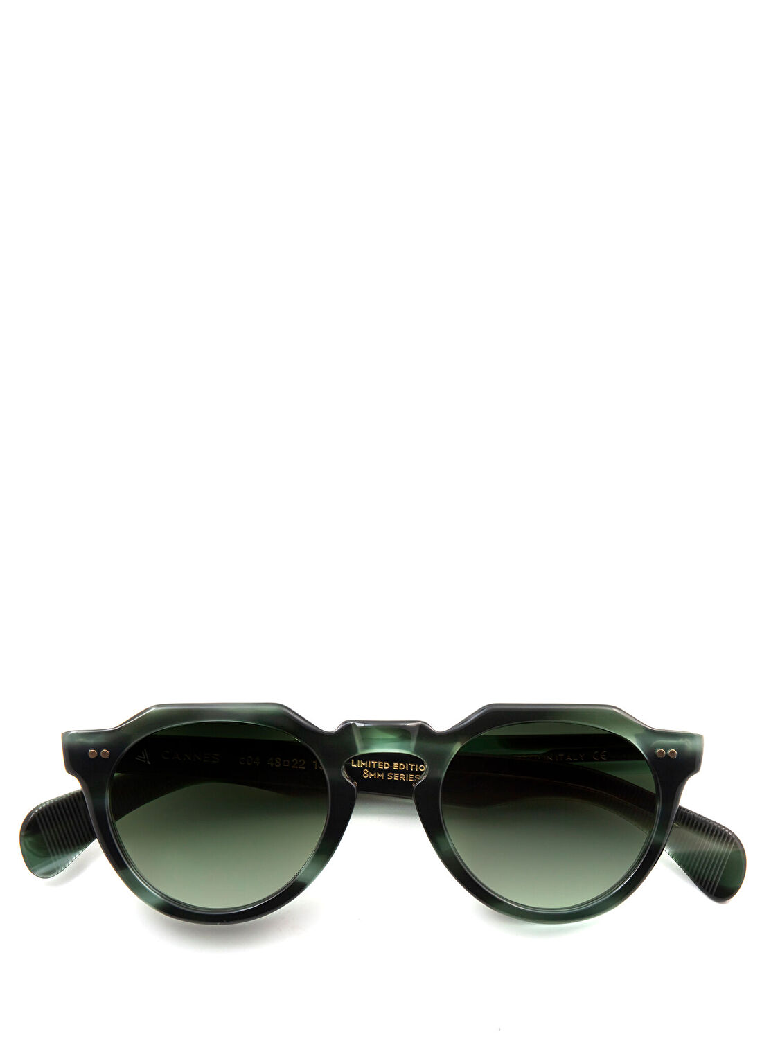Viveur Eyewear Cannes Heritage Collection Yeşil Asetat Unisex Güneş Gözlüğü görsel 4