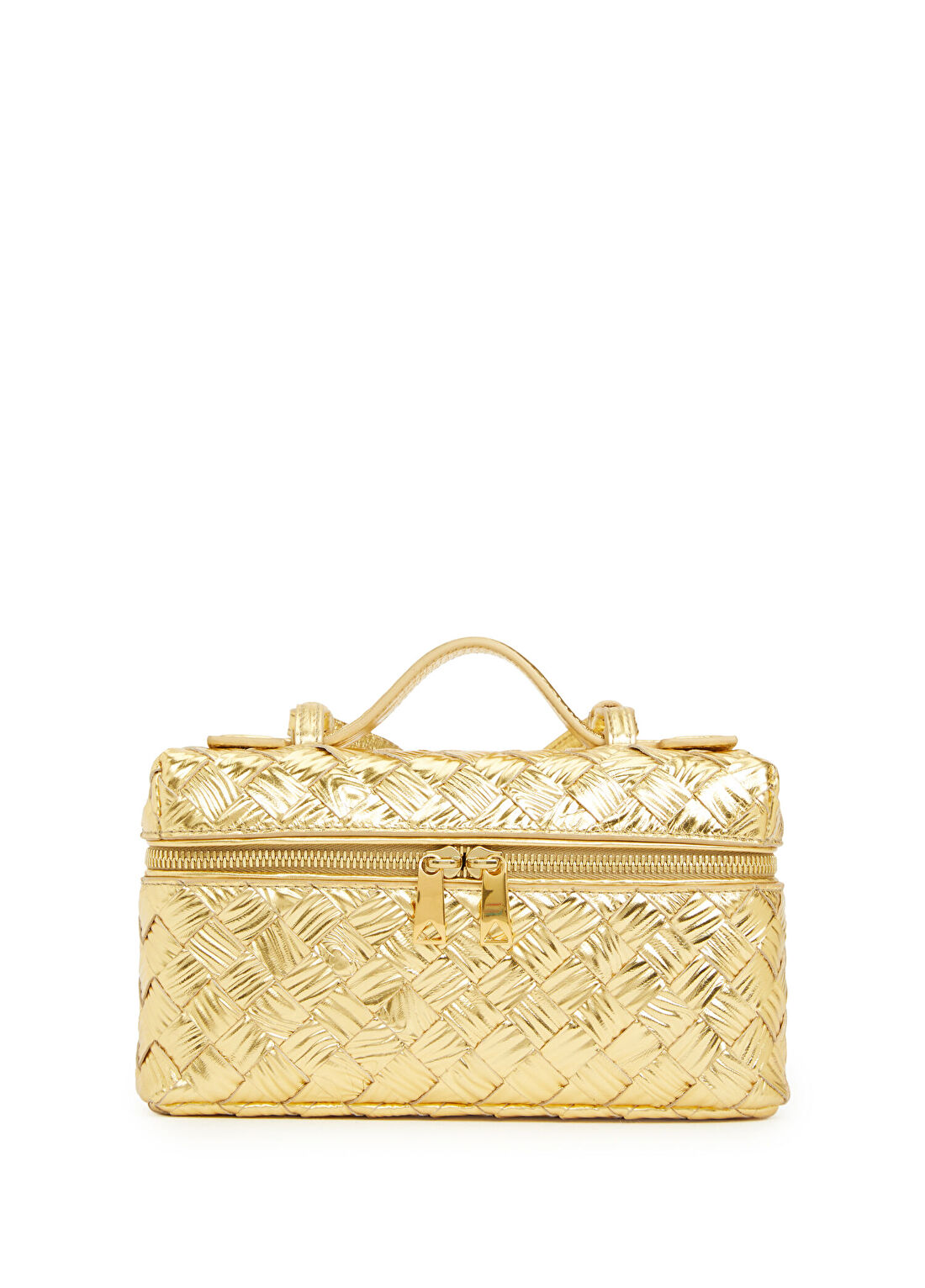 Bottega Veneta Gold Kadın Deri Çanta