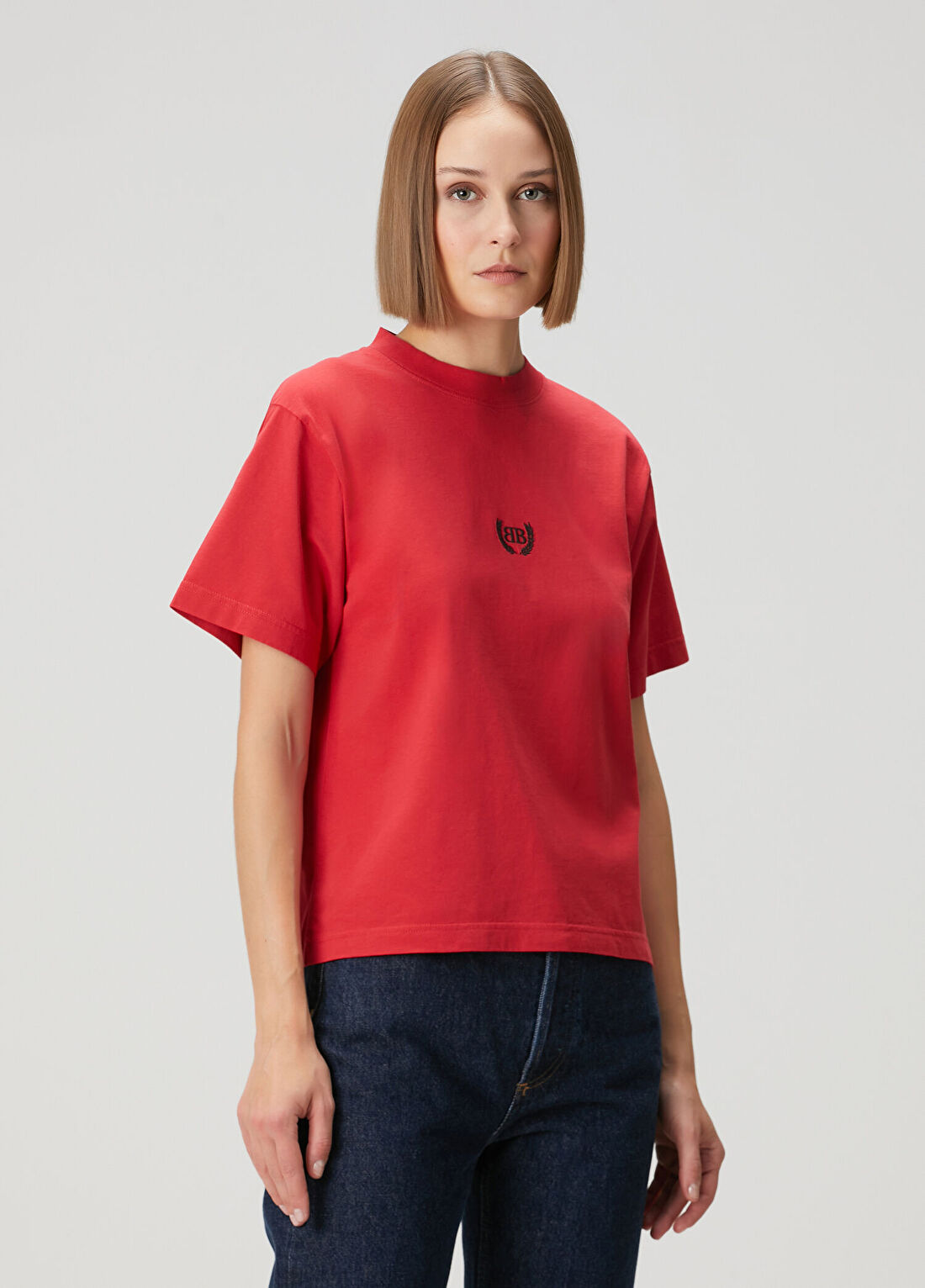 Balenciaga Kırmızı T-shirt