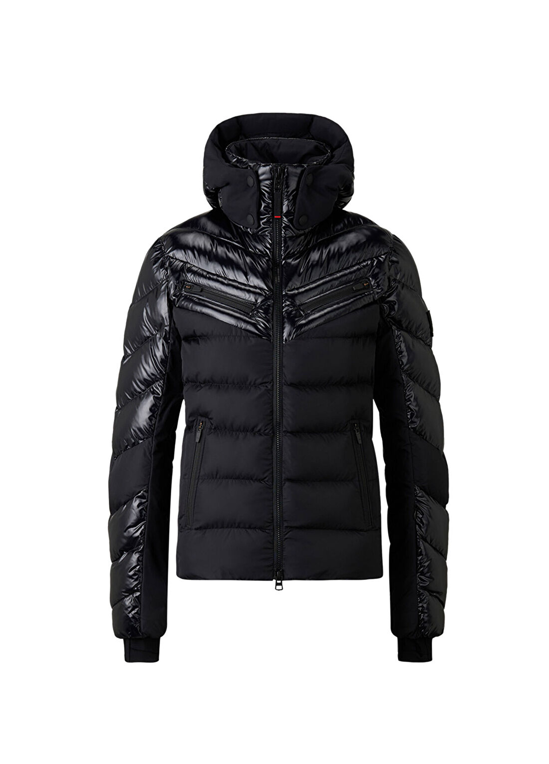 Bogner Fire & Ice Farina 3 Siyah Kapüşonlu Kadın Kayak Montu
