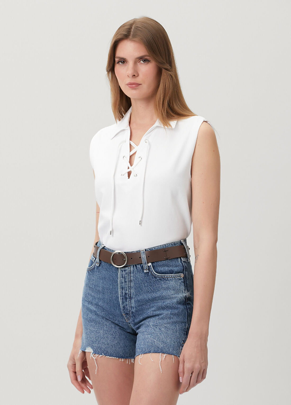 Rag&Bone Fiona Beyaz Bluz