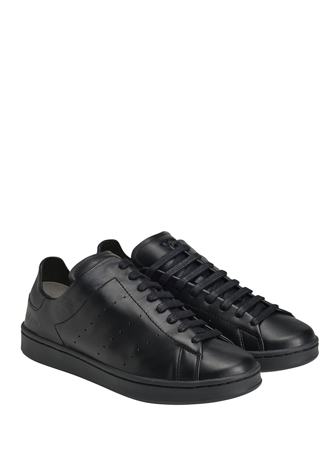 Y-3 Stan Smith Siyah Erkek Deri Sneaker görsel 2