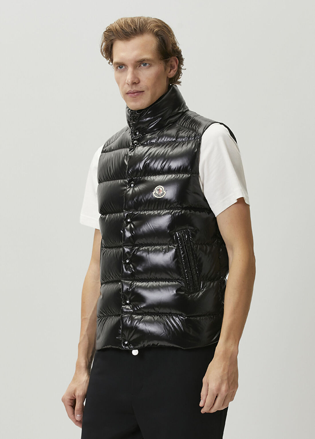 Moncler Siyah Puff Yelek görsel 3