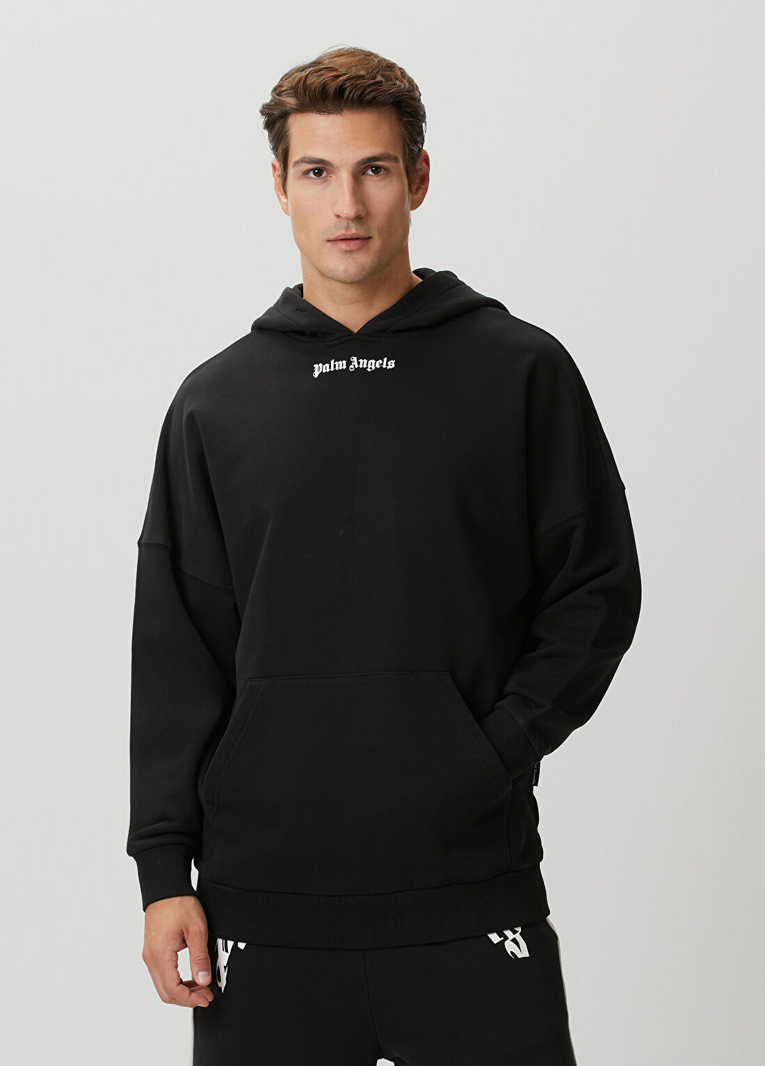 Palm Angels Siyah Kapüşonlu Sweatshirt