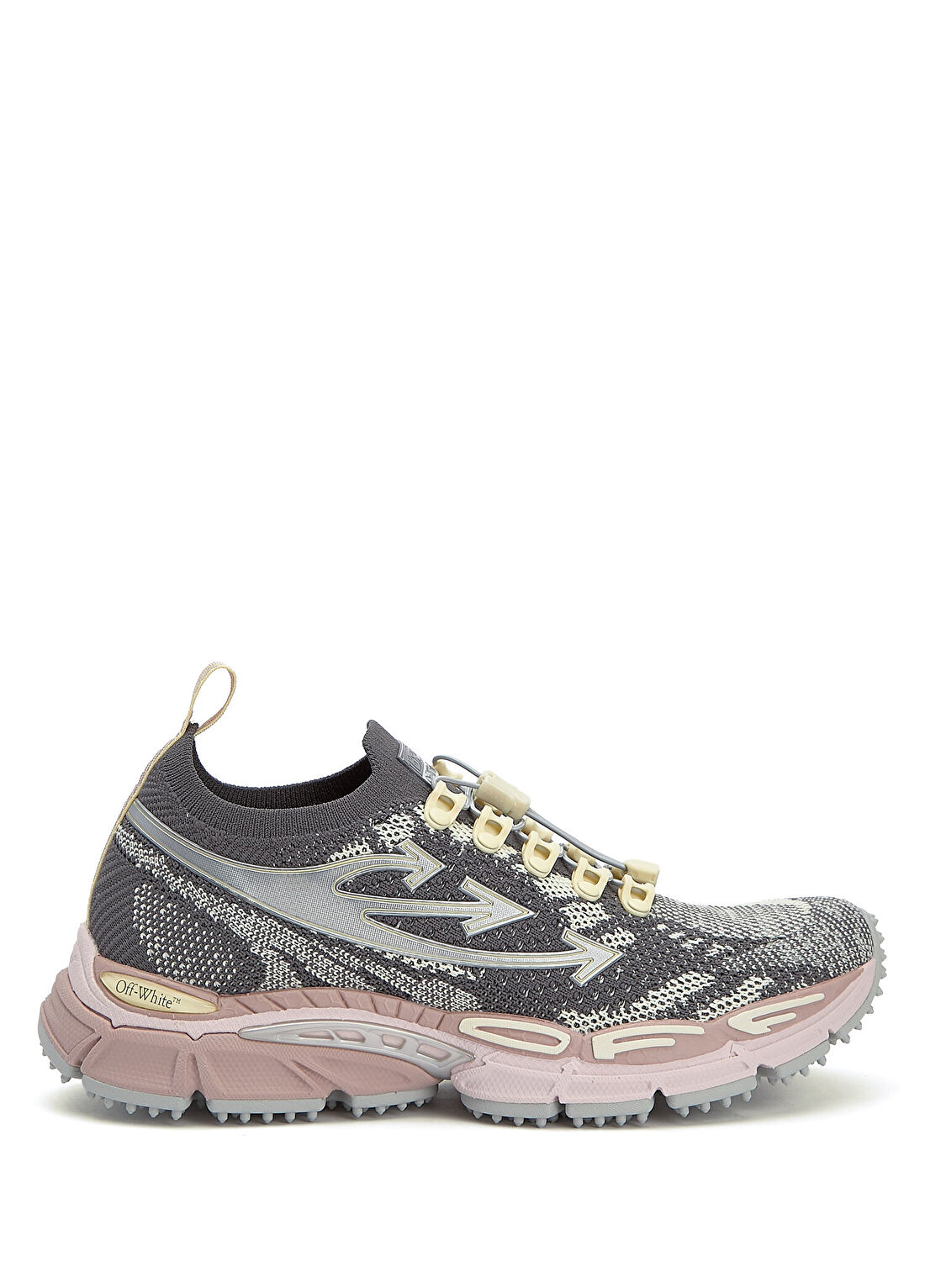 Off-White Be Right Back Gri Pembe Kadın Sneaker