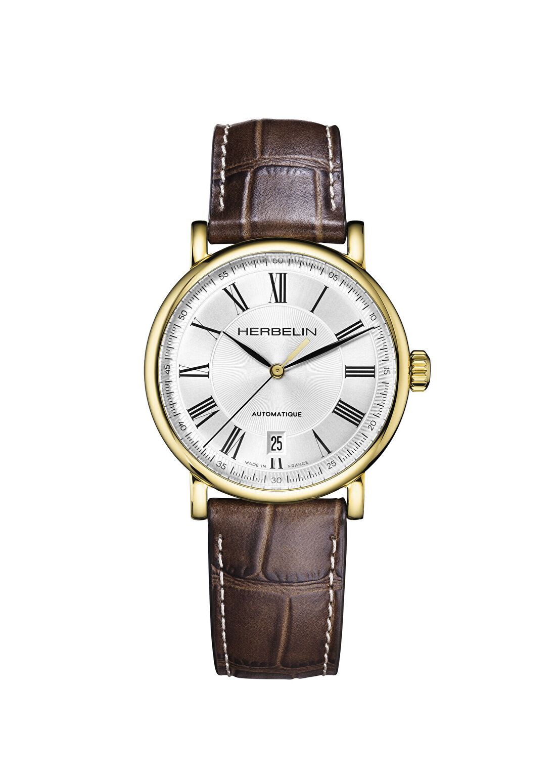Herbelin Inspiration Automatic 2047P08MA Altın Sarısı Erkek Kol Saati
