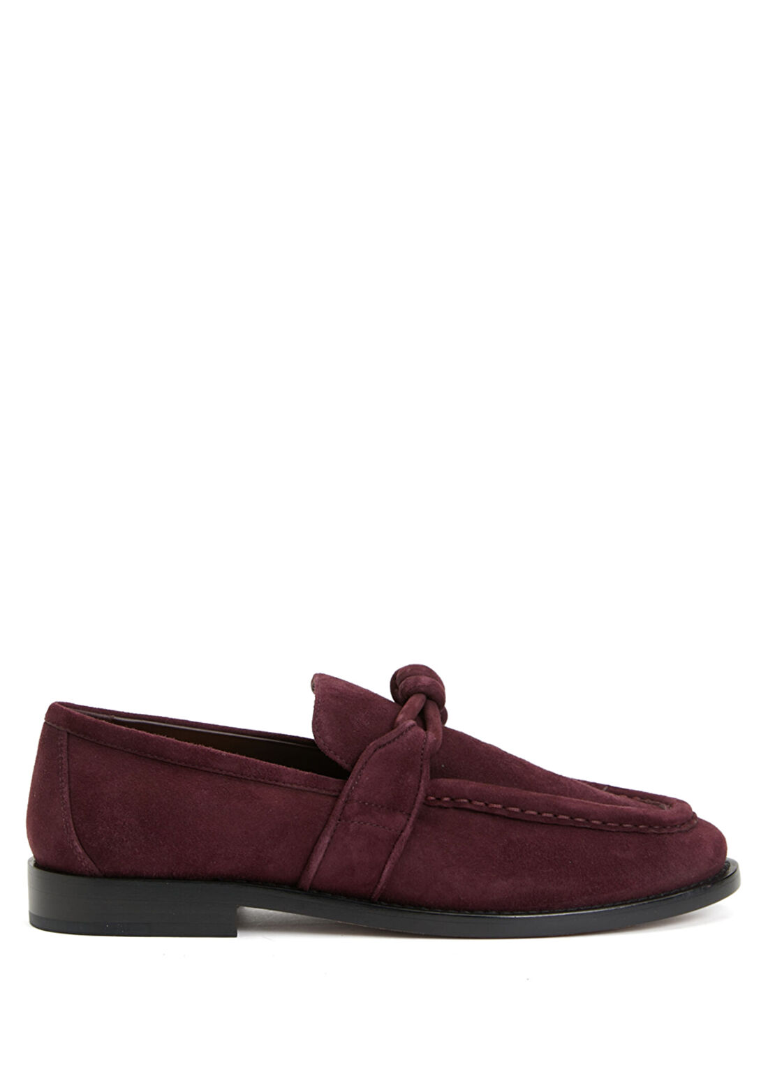 Bottega Veneta Bordo Kadın Deri Loafer