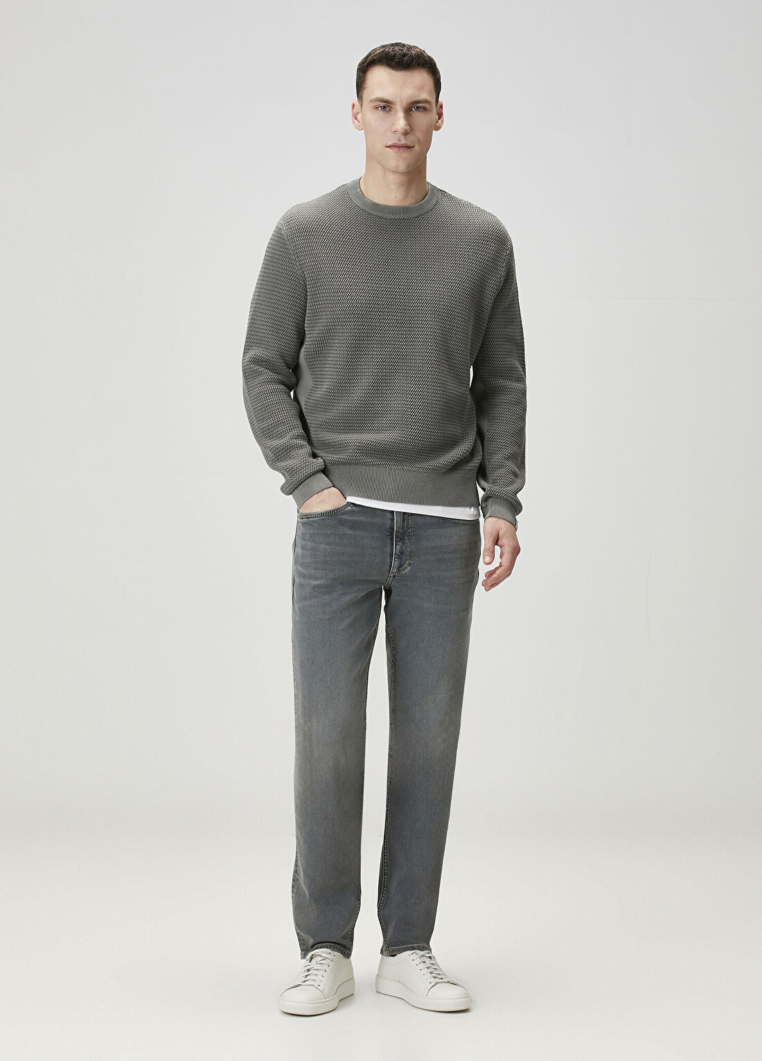 Rag&Bone Authentic Stretch Gri Mavi Jean Pantolon