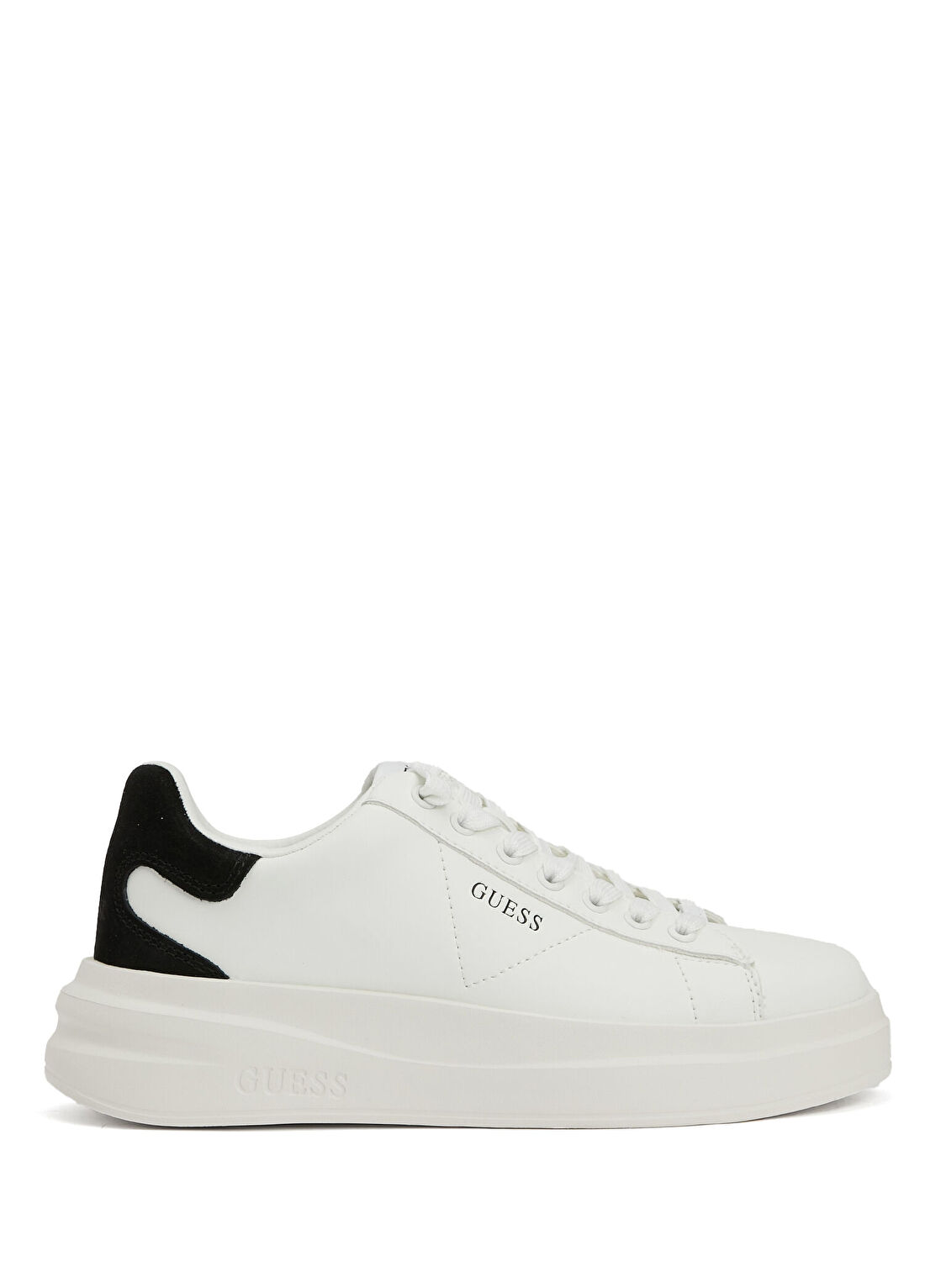 Guess Elbina Siyah Beyaz Kadın Deri Sneaker