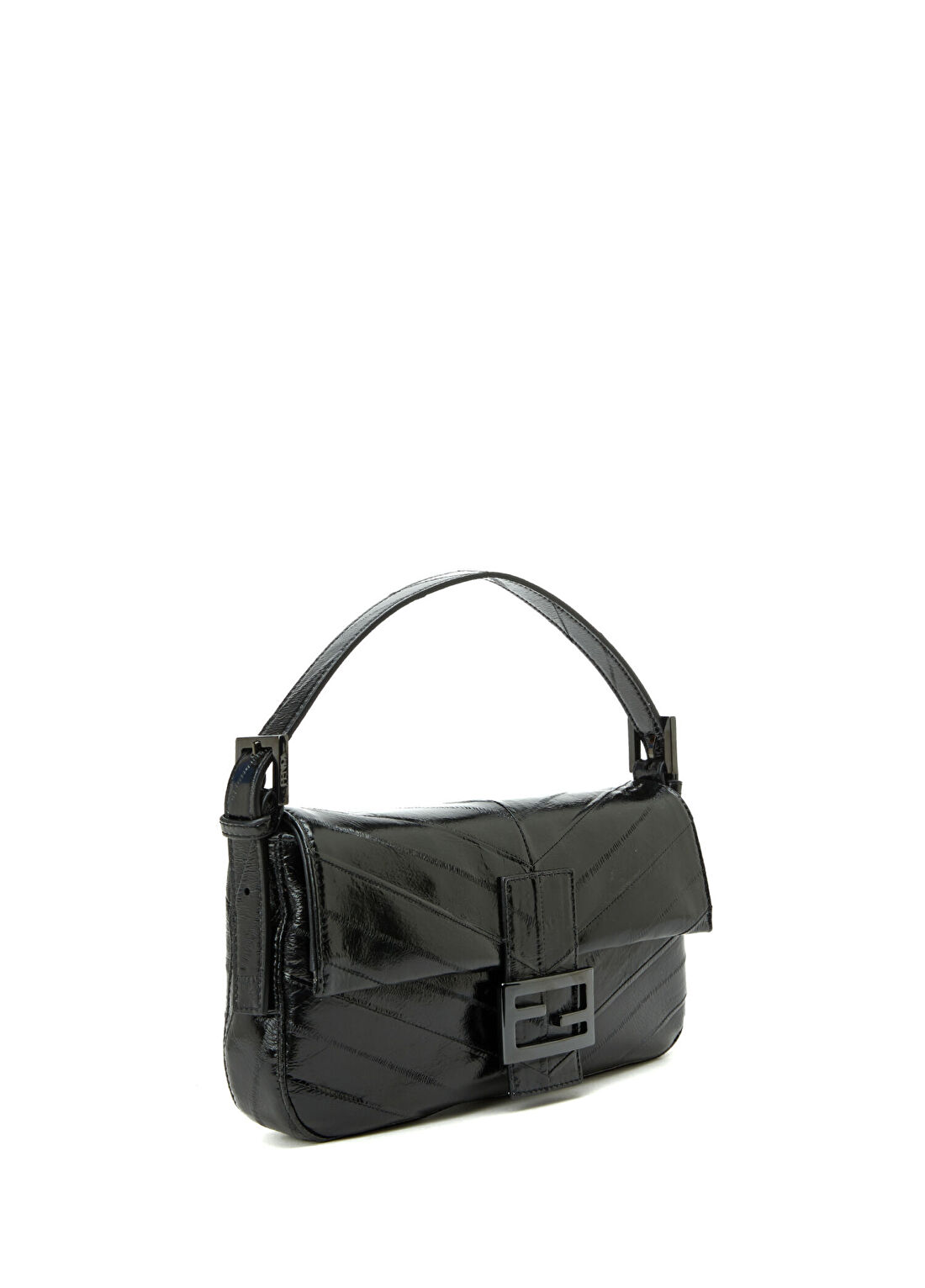 Fendi Baguette Siyah Kadın Deri Çanta görsel 2