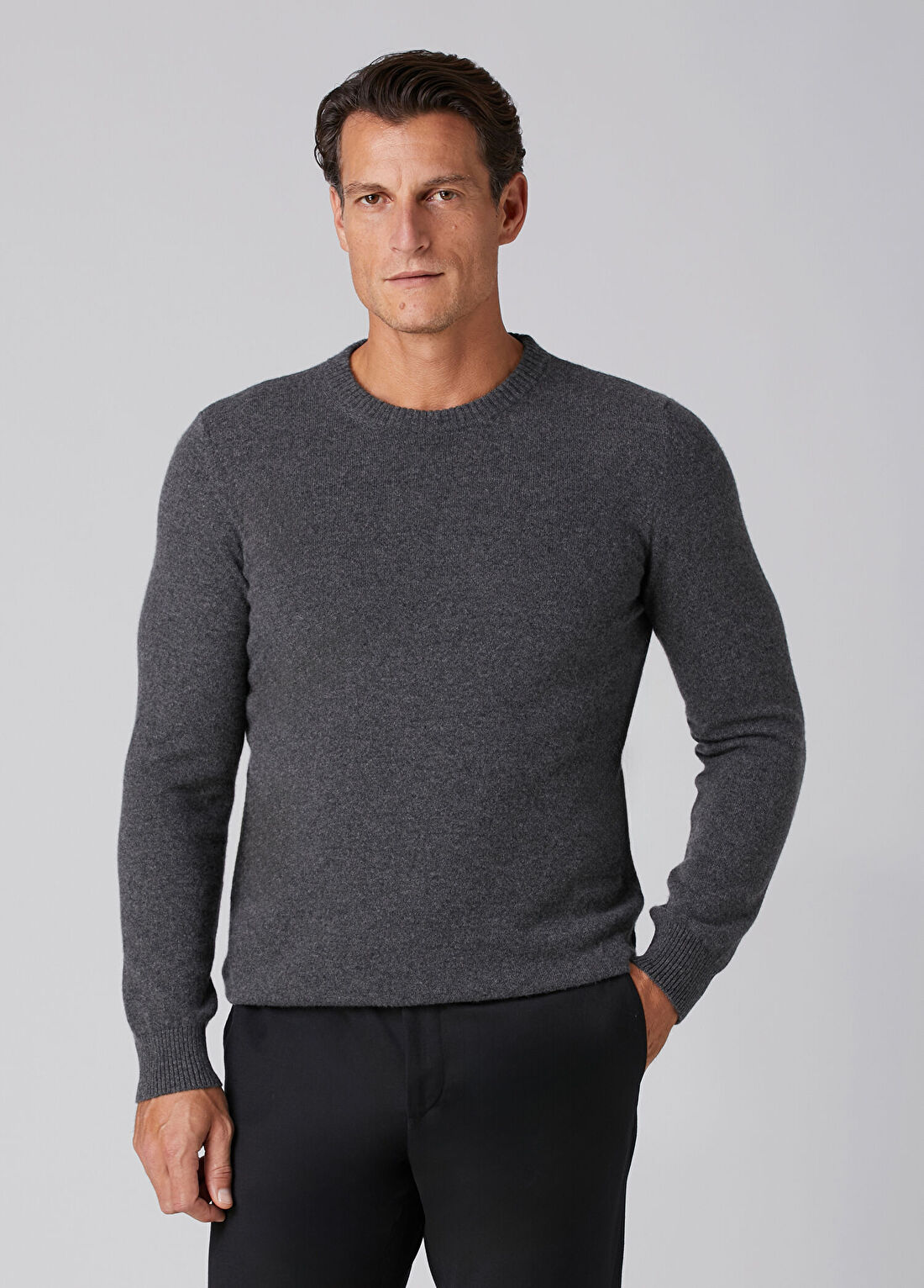 Beymen Collection Antrasit Kaşmir Triko görsel 2