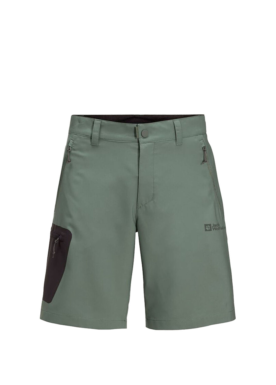 Jack Wolfskin Active Track Haki Erkek Spor Şort