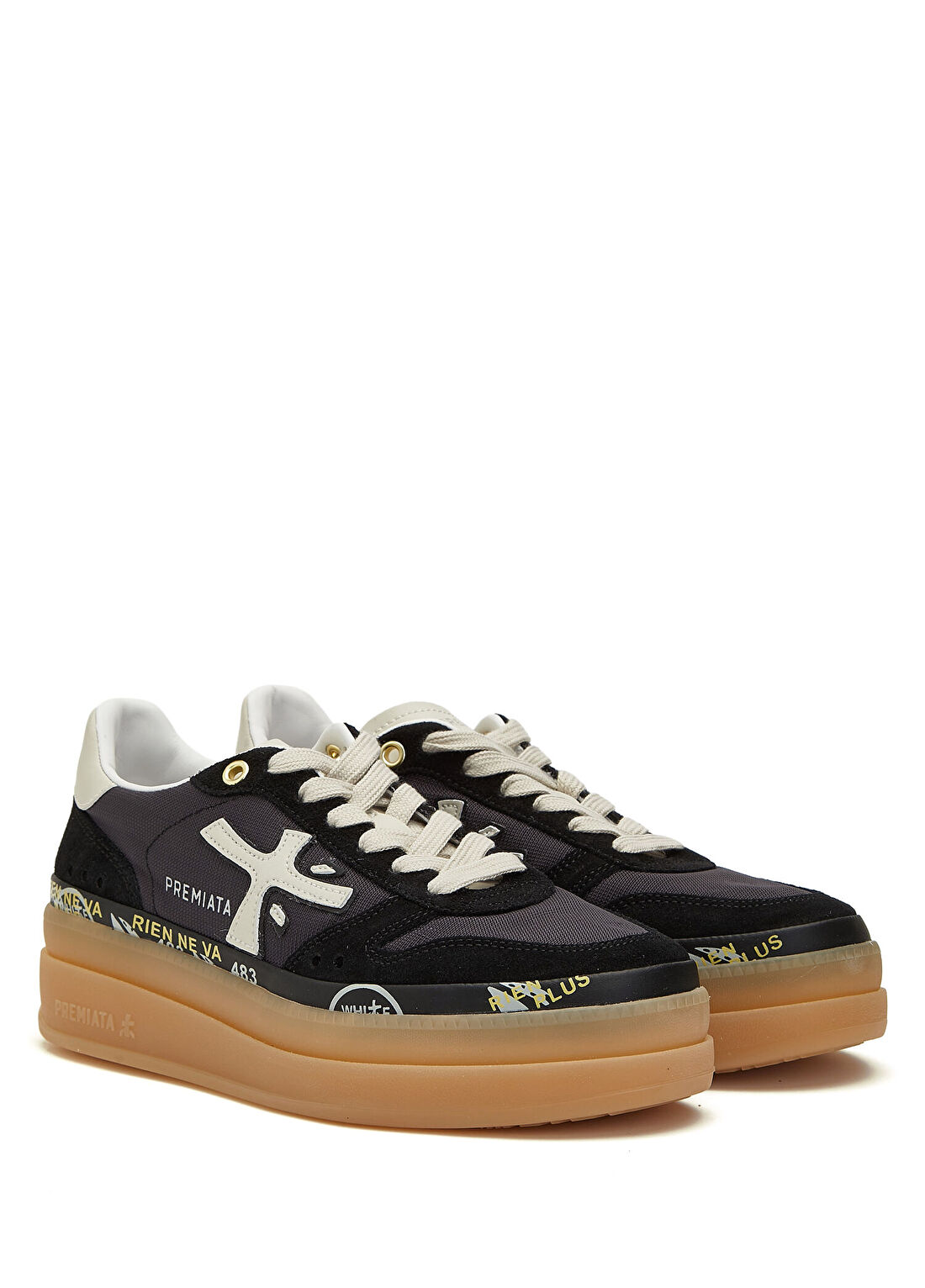 Premiata Micol Siyah Kadın Sneaker görsel 2