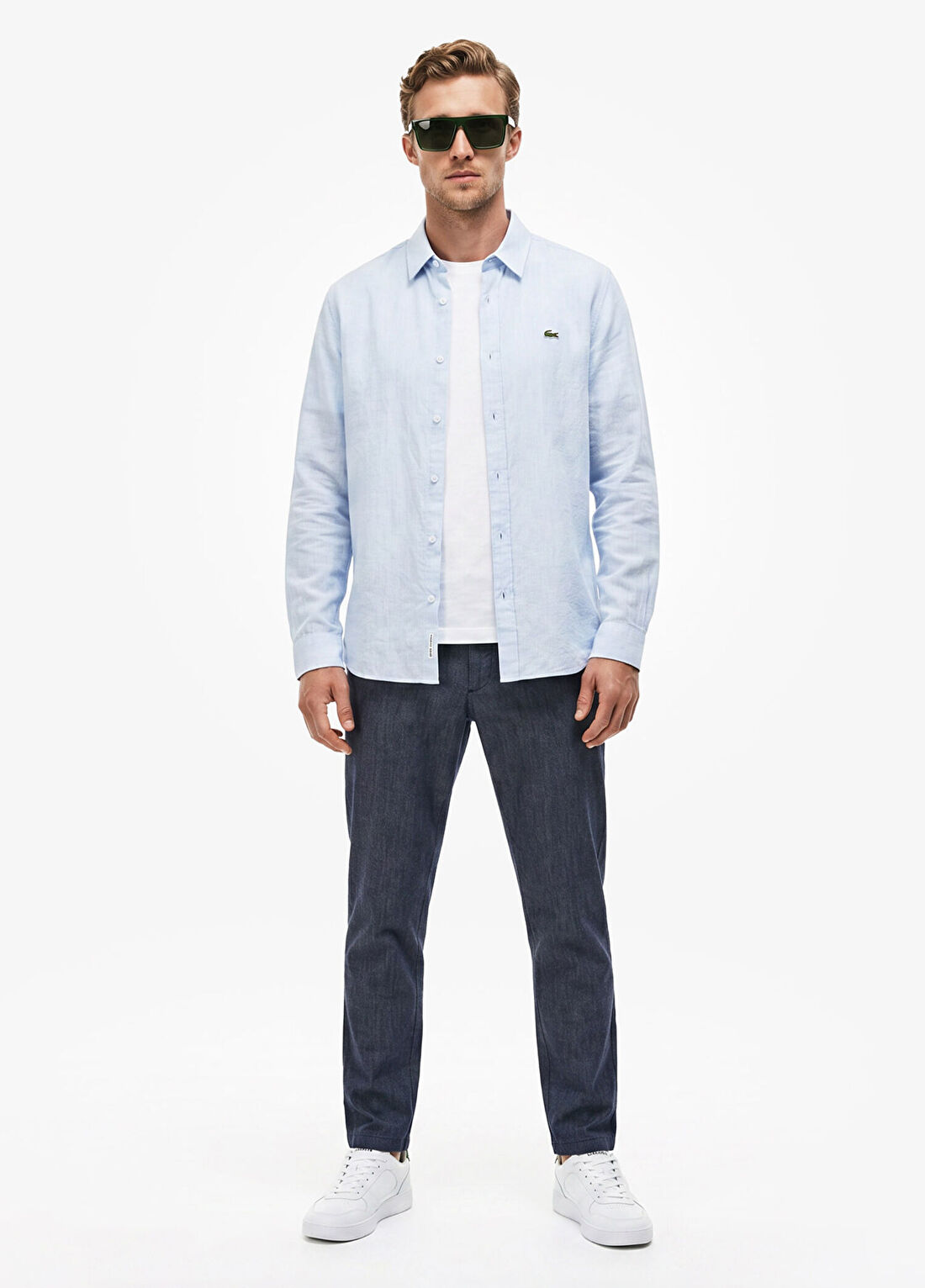 Lacoste Mavi Slim Fit Chino Erkek Pantolon