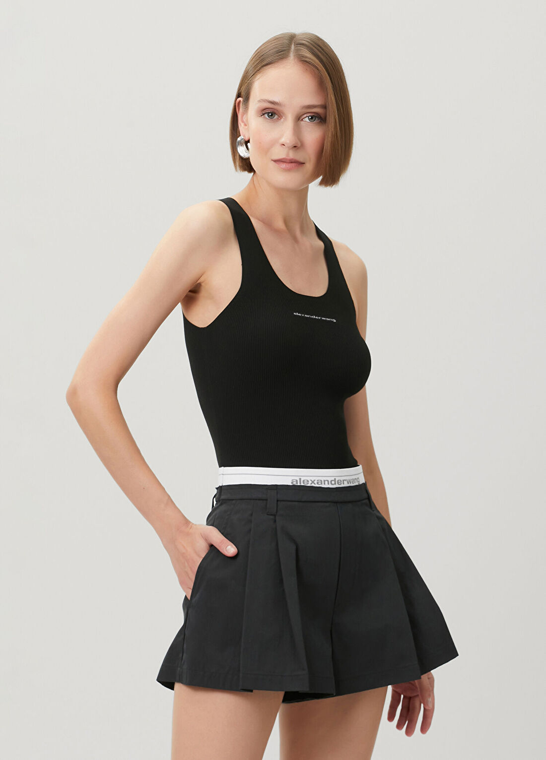 Alexander Wang Siyah Logolu Atlet
