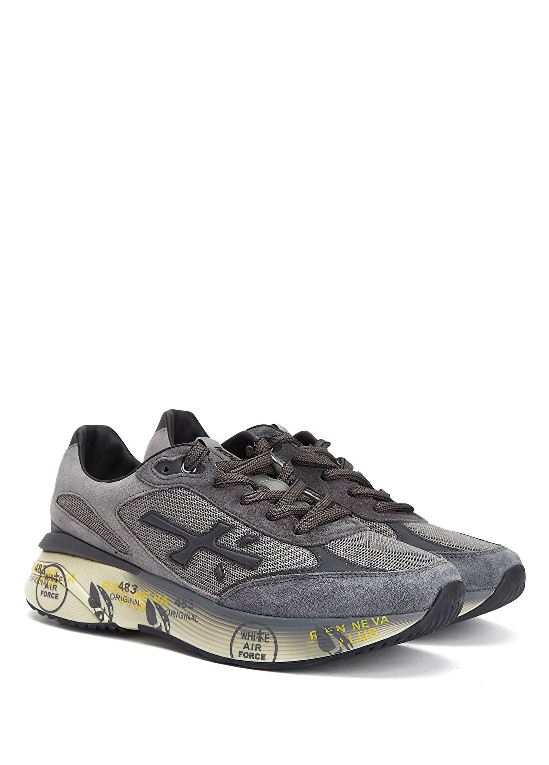 Premiata Gri Erkek Sneaker görsel 2