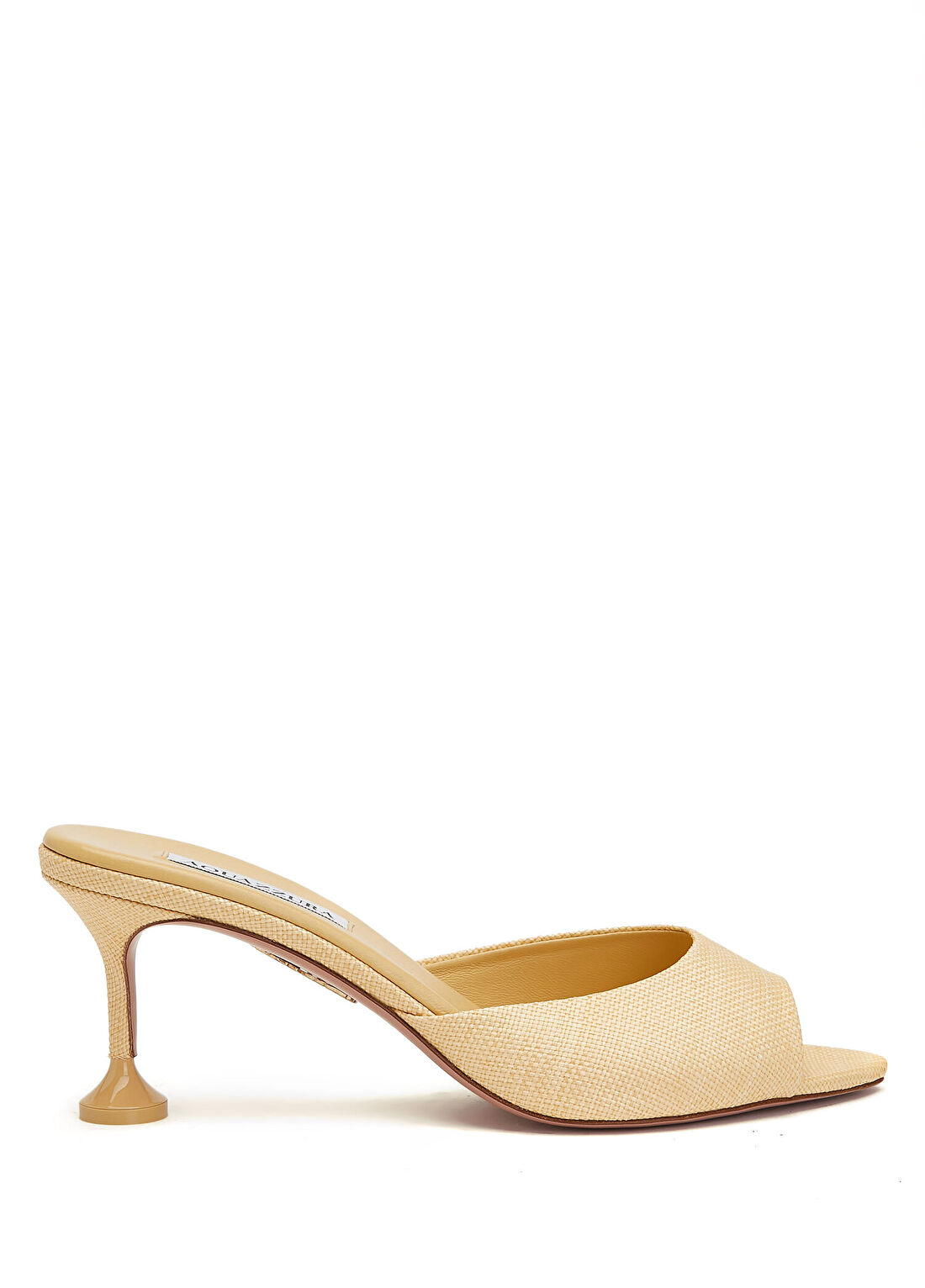 Aquazzura Bisous Naturel Kadın Terlik